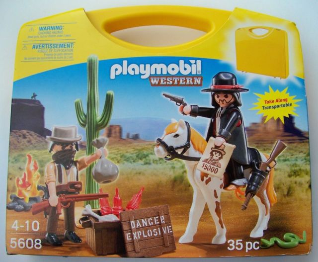 Playmobil cowboy transportable