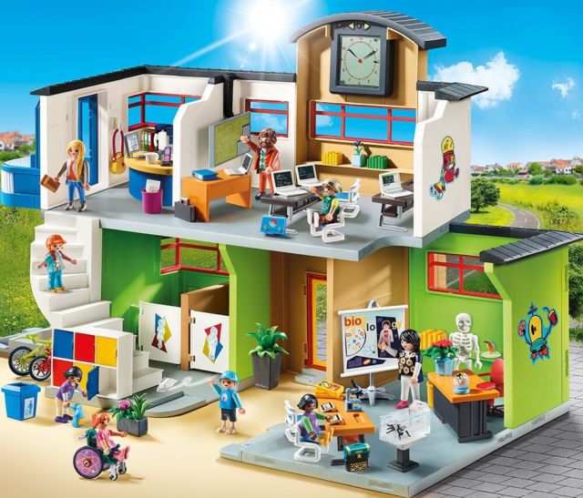 Playmobil - ecole avec salle de classe - 6865