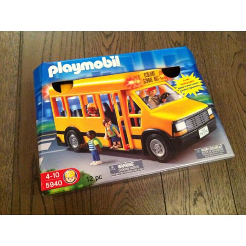 Playmobil bus scolaire jaune école 5940