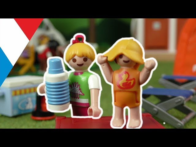 Dessin animé de playmobil la famille hauser