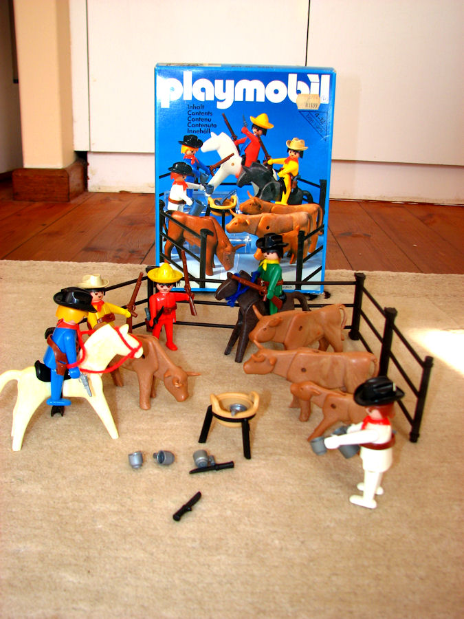 Playmobil cowboys vintage