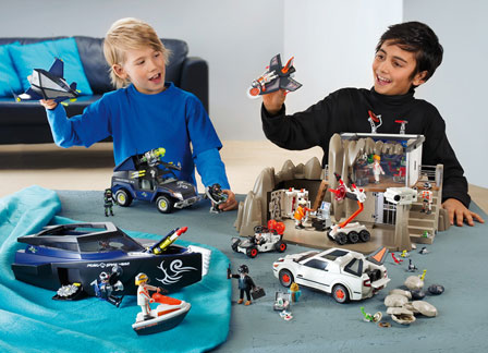 Playmobil base espion