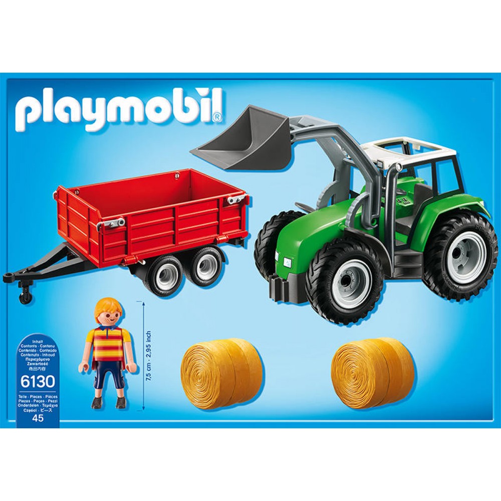 Playmobil ferme avec tracteur
