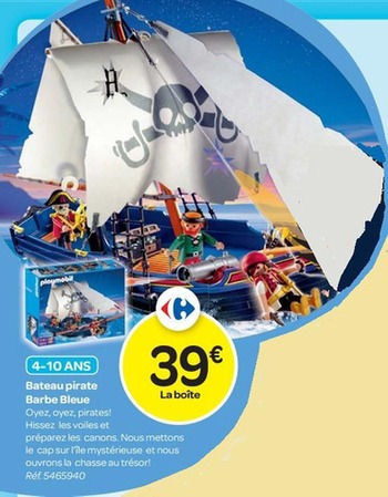 Playmobil - bateau pirates des ténèbres - 6678