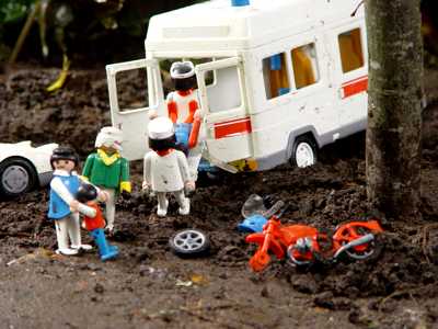 Playmobil unfall
