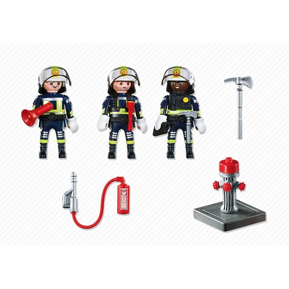 Playmobil pompier en français