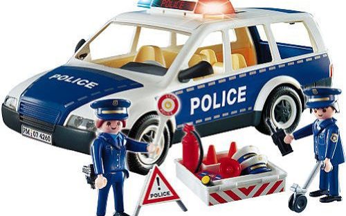 Playmobil - 6920 - voiture policier + gyrophare