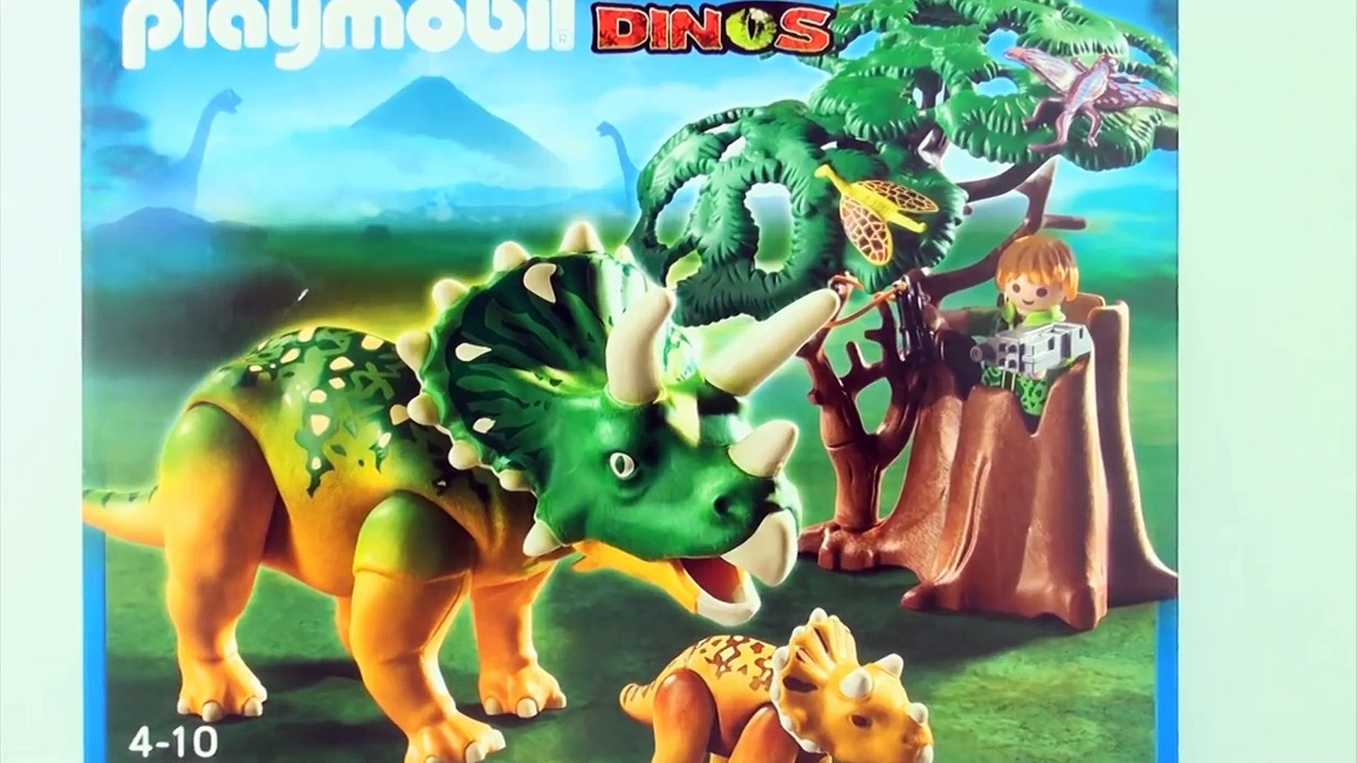 Playmobil les dinosaures triceratops