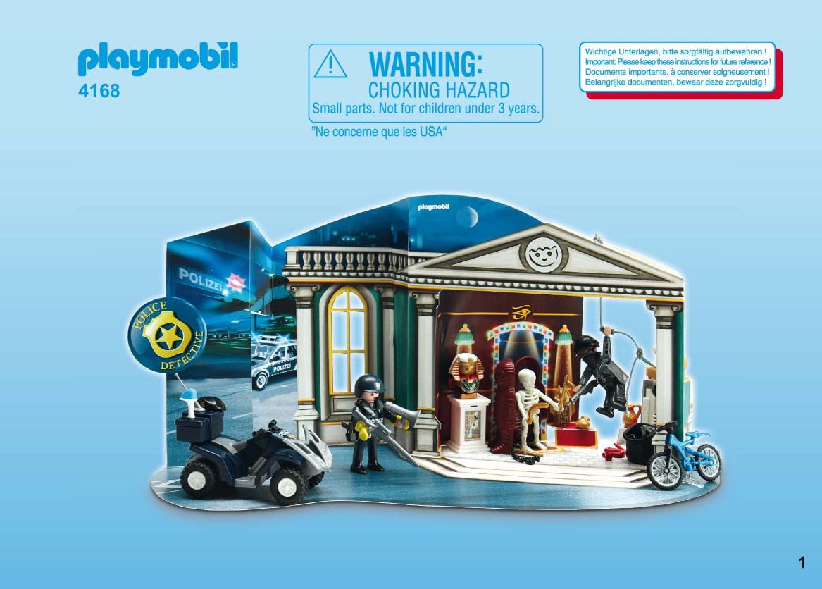 Calendrier playmobil police notice