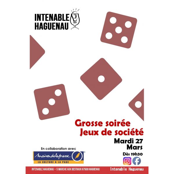Jeux de société haguenau