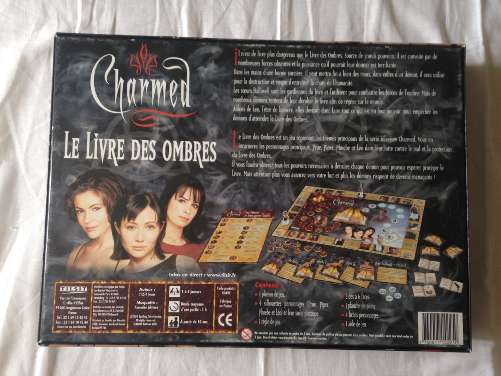 Charmed jeux de societe
