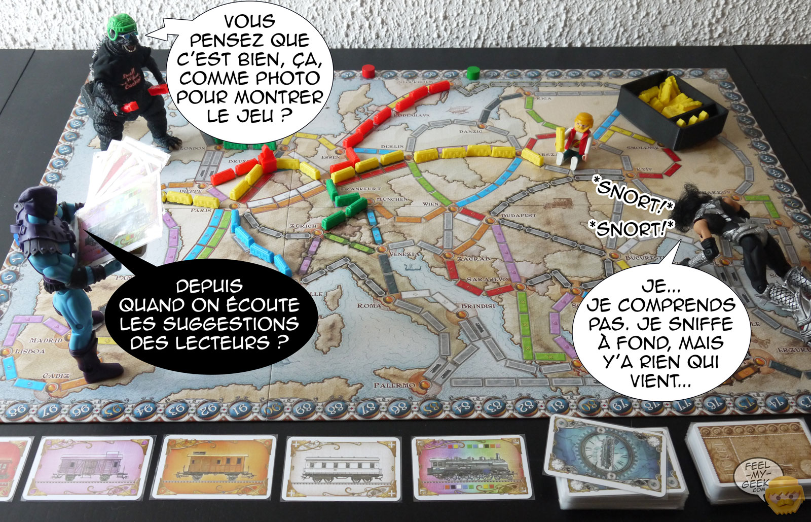 Jeux de société le train