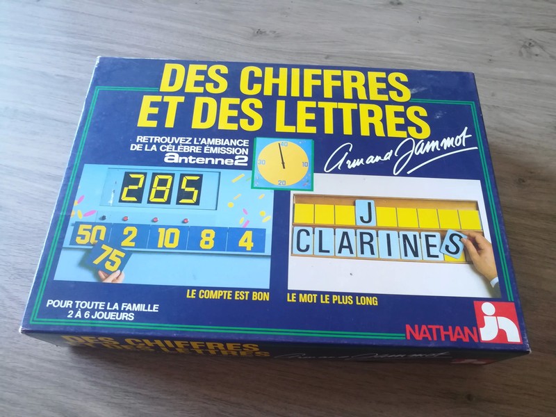 Jeux de société des chiffres et des lettres