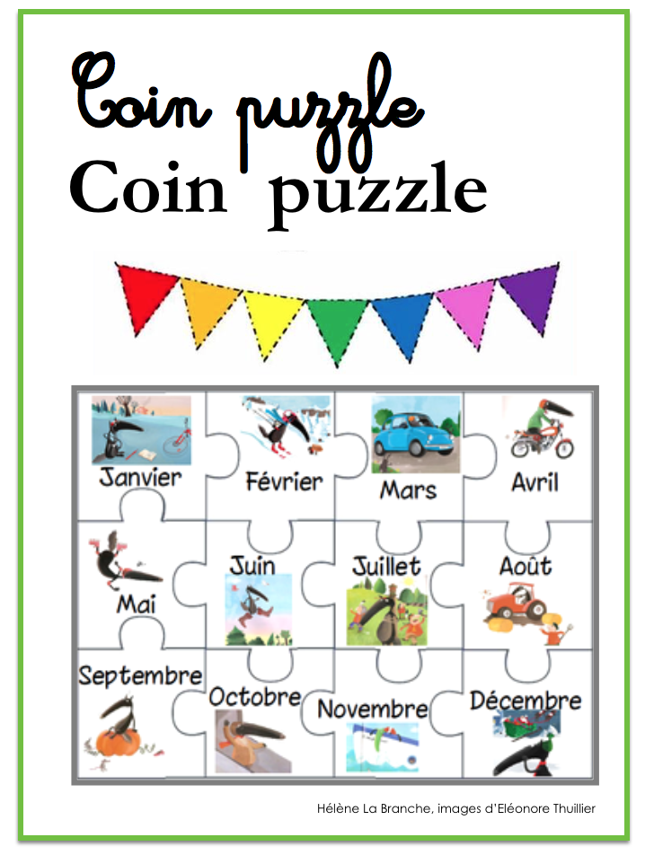 Puzzle petit loup