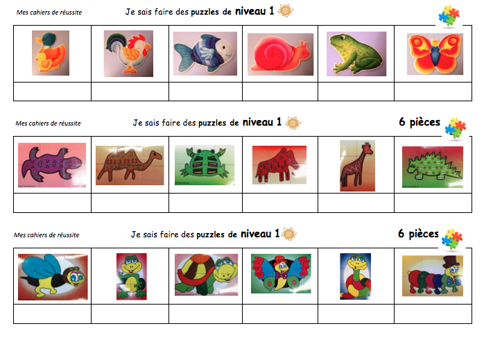 Puzzle pour maternelle