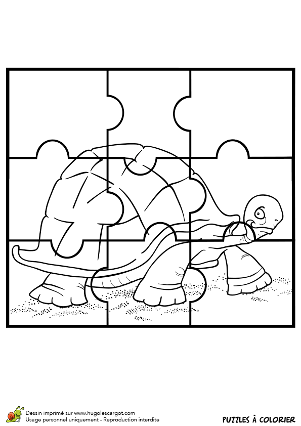 Puzzle et coloriage en ligne
