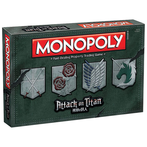 Attack on titan jeux de société
