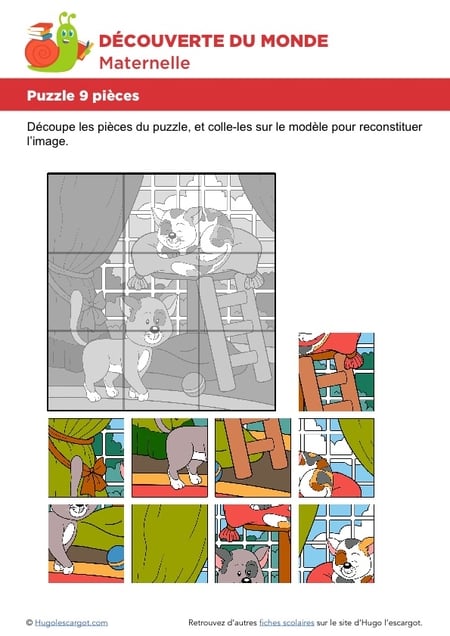 Hugo l'escargot puzzle