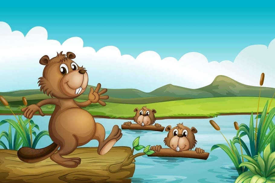 Puzzle les voeux du castor