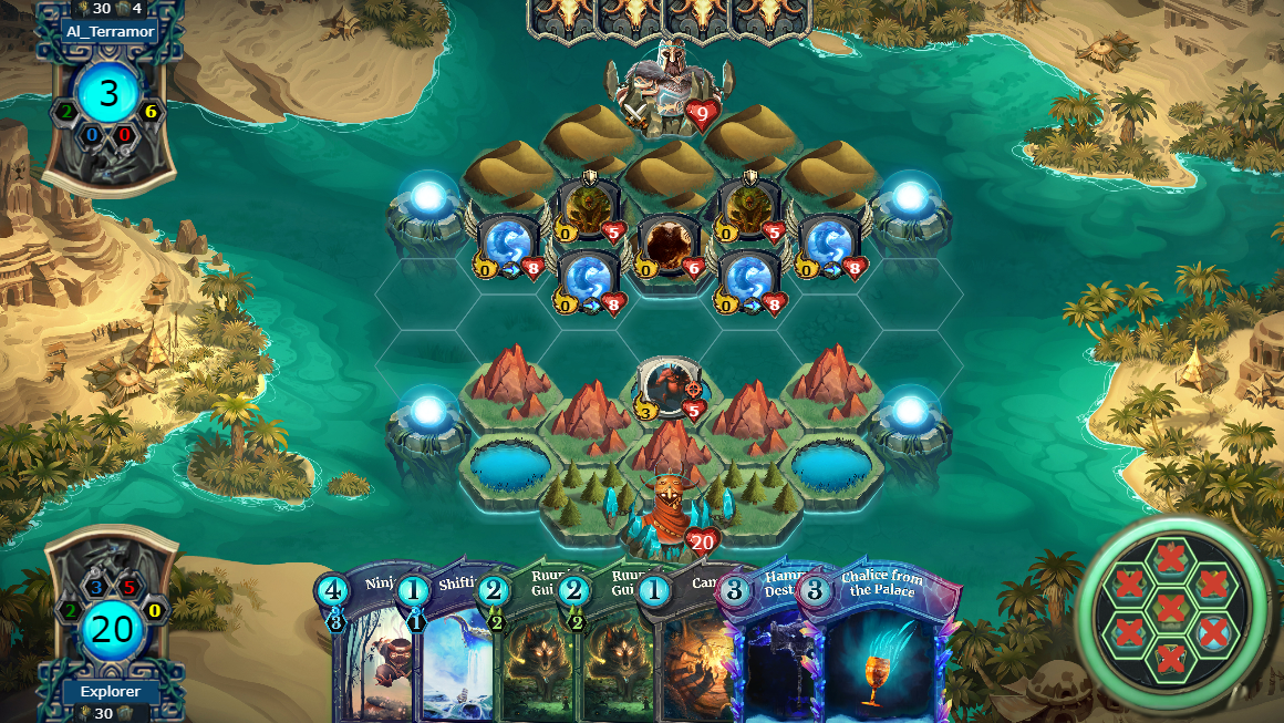 Faeria puzzle 57