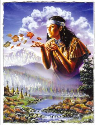 Puzzle indien d'amerique