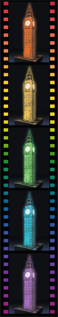 Puzzle 3d big ben night