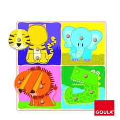 Puzzle en bois goula