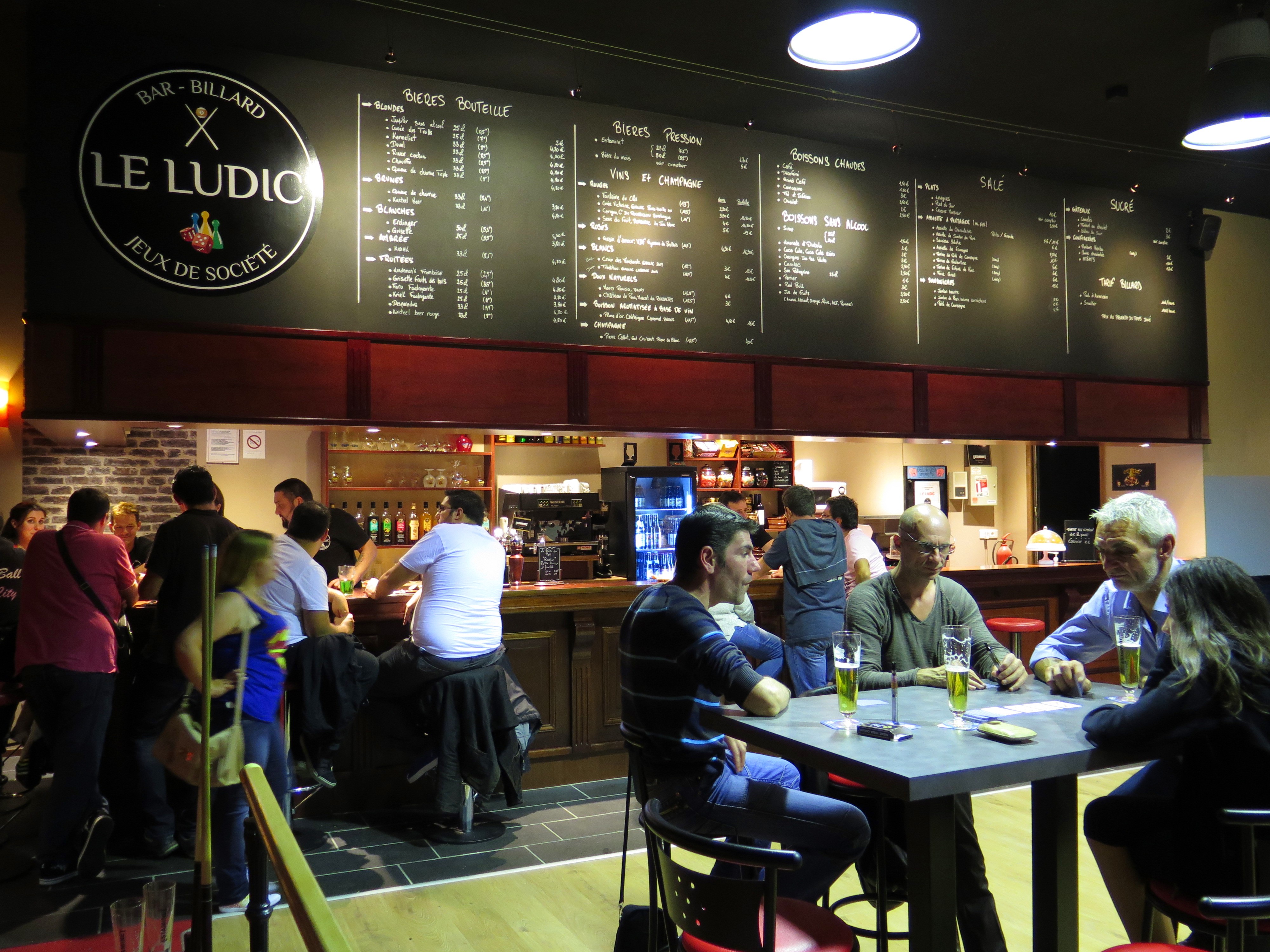 Bar jeux de société
