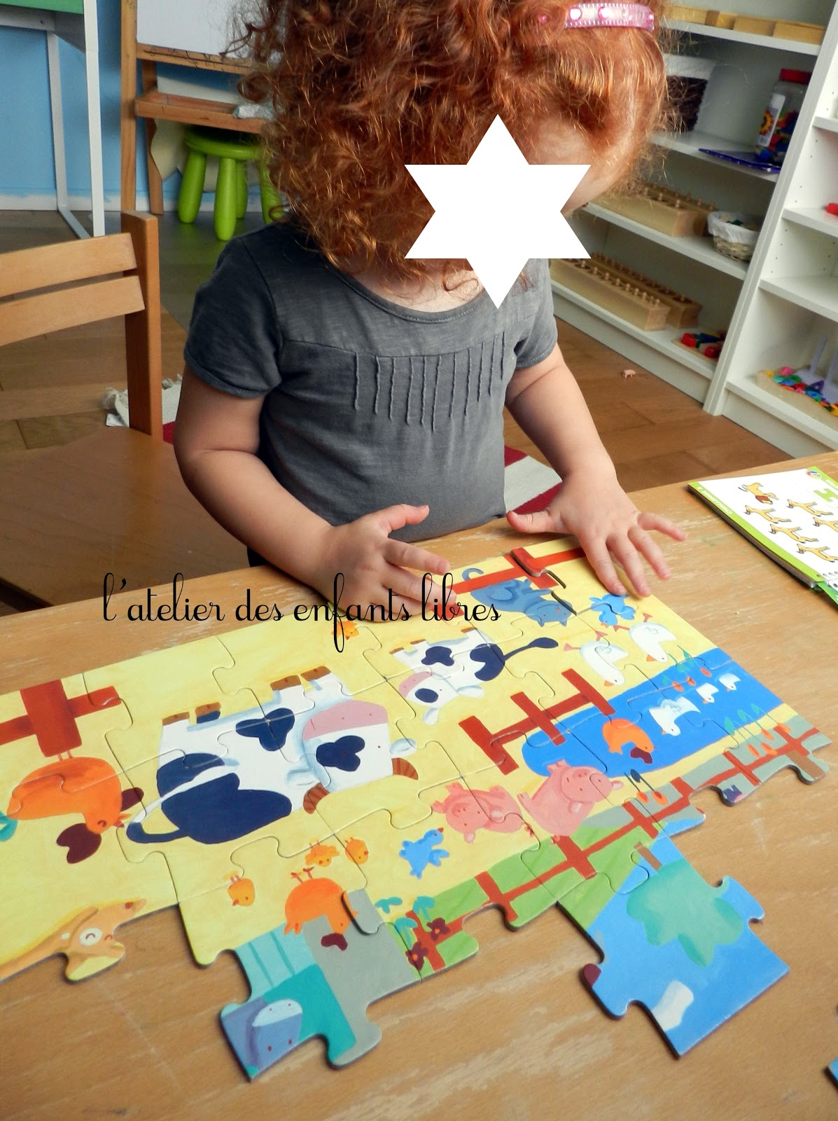 Puzzle ferme maternelle