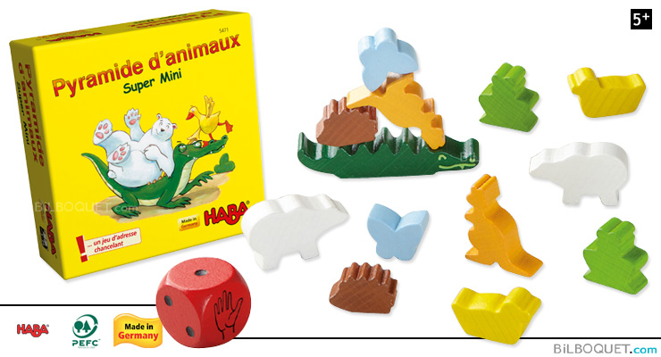 Jeux de société pyramide d'animaux