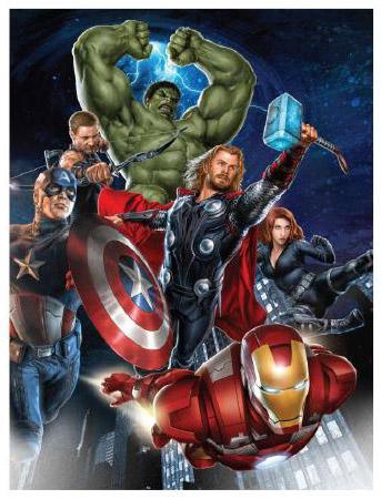 Puzzle 3d avengers
