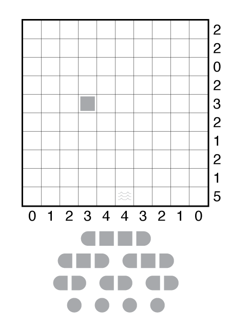 Battleship puzzle