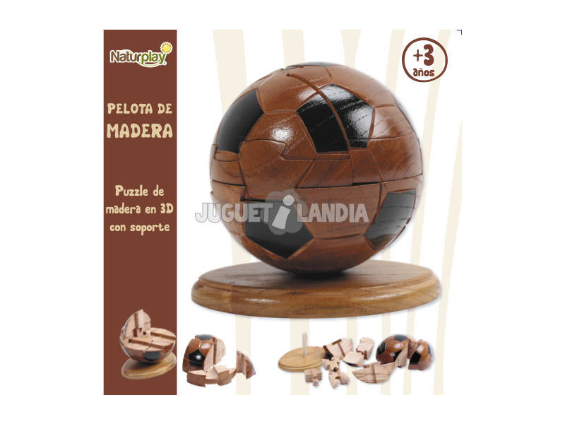 Puzzle 3d ballon rugby