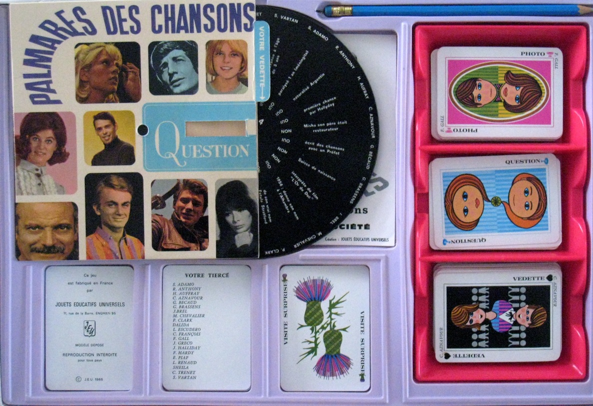 Jeux de societe sur les chansons