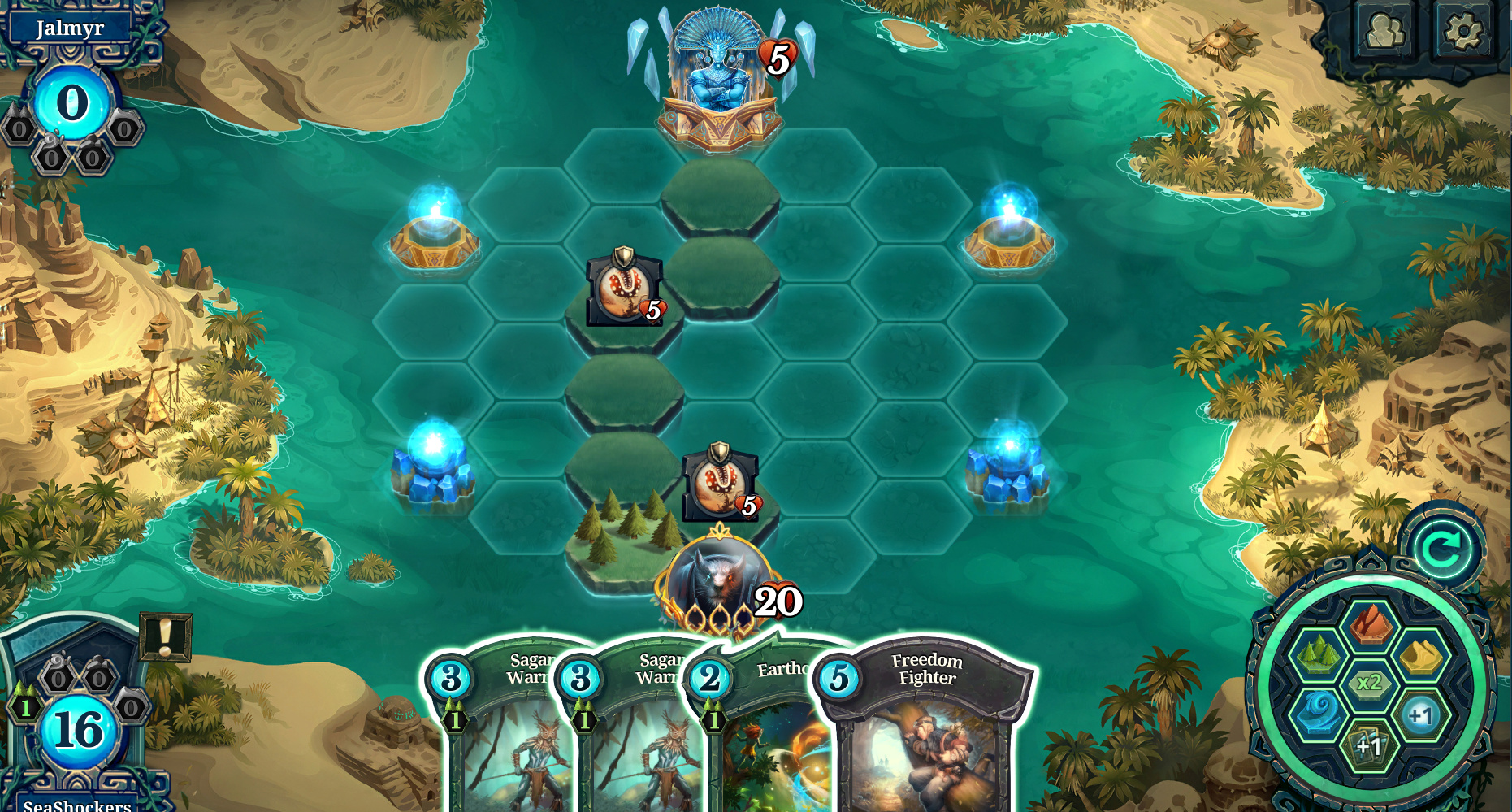 Faeria puzzle 34