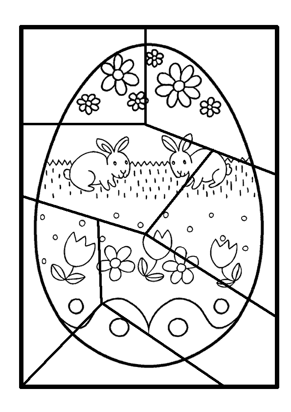 Puzzle a colorier et decouper