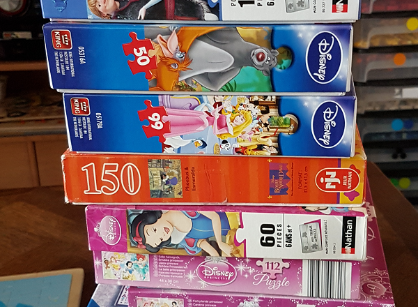 Rangement pour puzzle