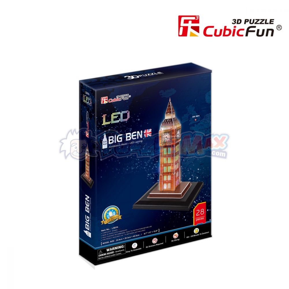 Puzzle 3d led big ben