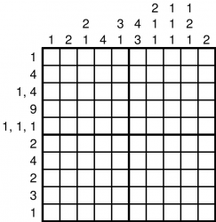 Hanjie puzzle
