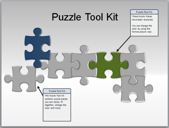 Image puzzle powerpoint