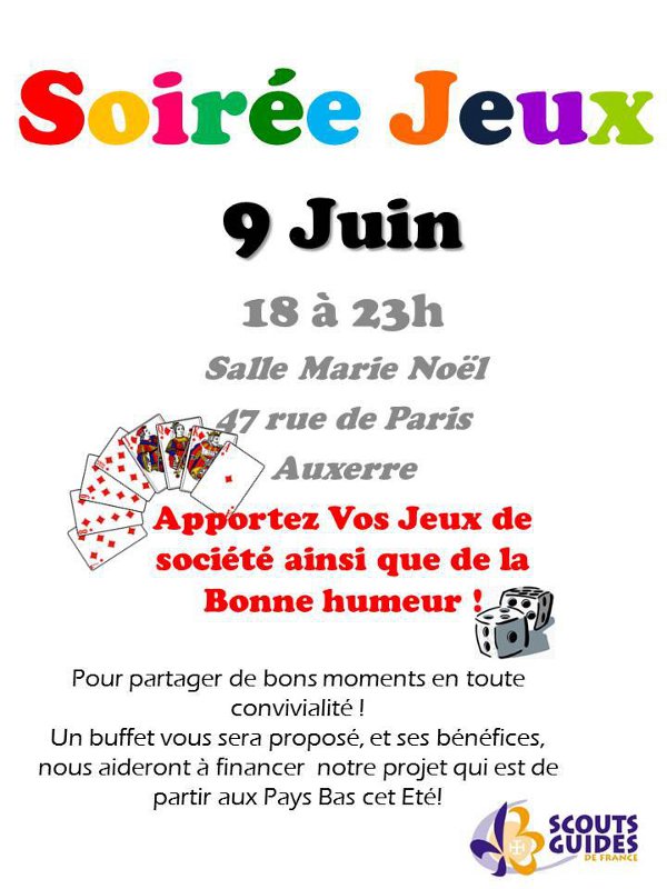 Soirées jeux de société paris