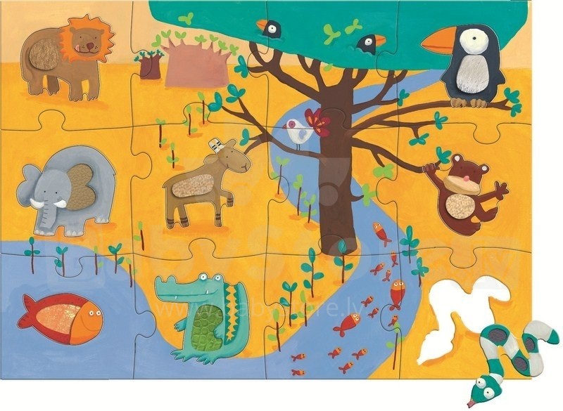 Puzzle tactilo djeco
