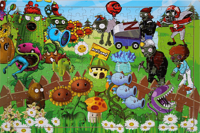 Plants vs zombies puzzle