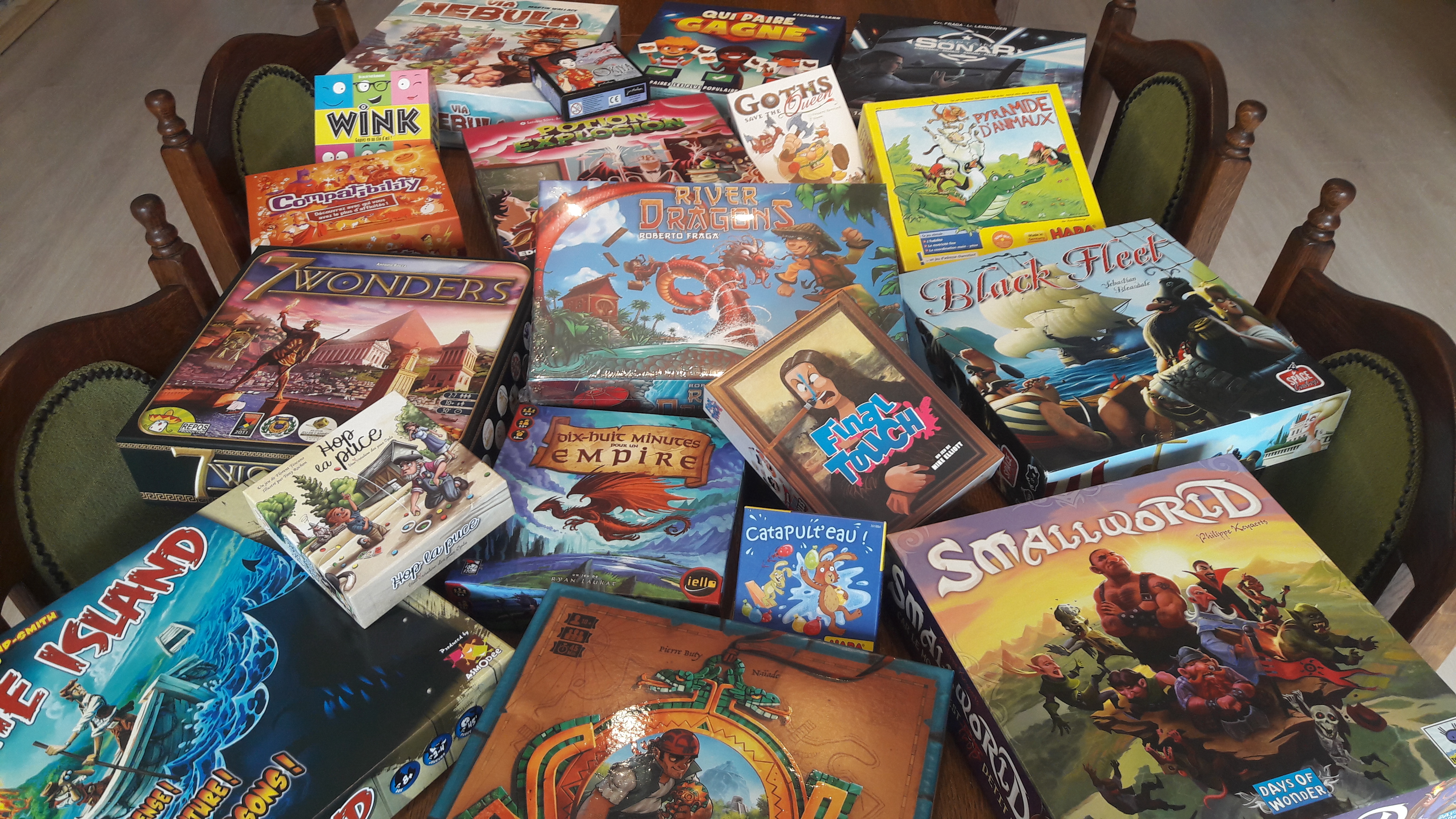 Jeux de société soirée