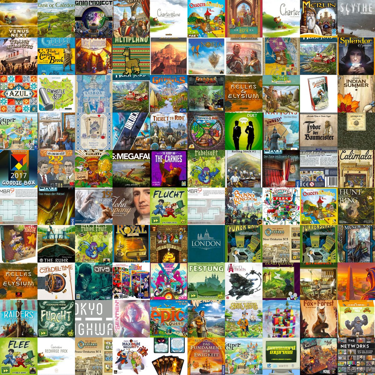 Jeux de société adulte 2017