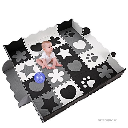 Tapis de jeu puzzle mousse bebe
