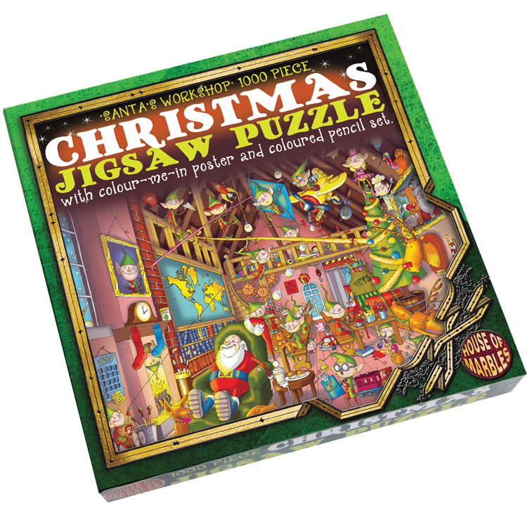 Jigsaw puzzle box