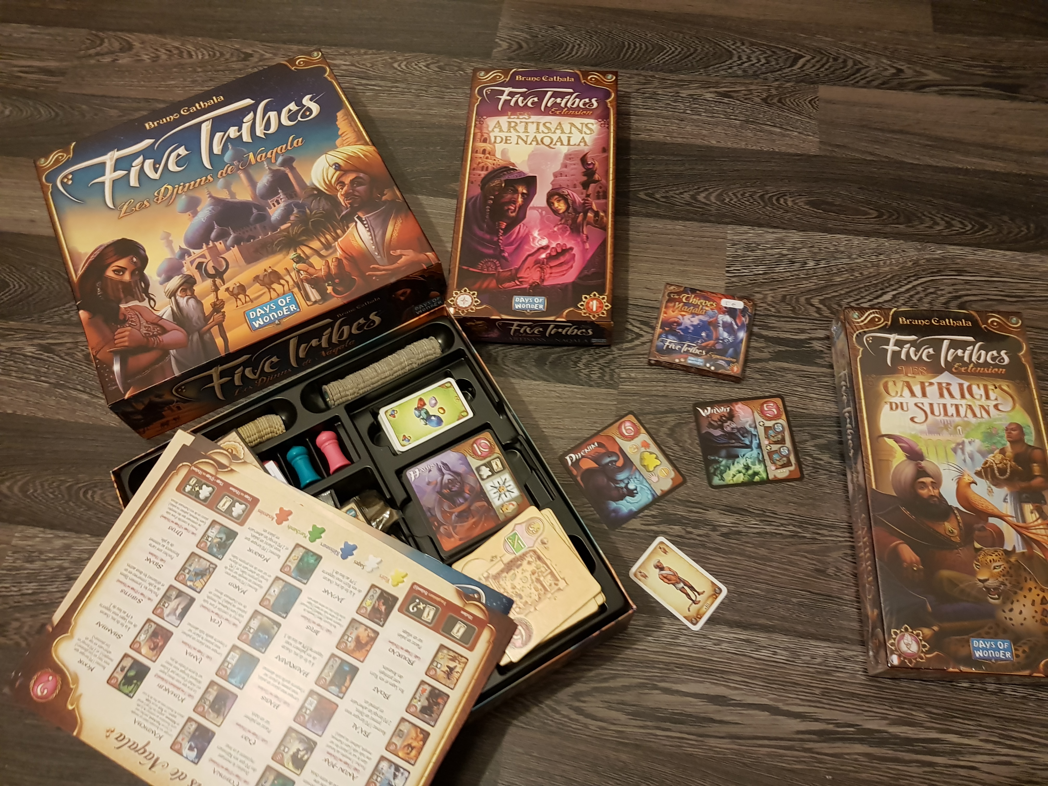 Jeux de société five tribes