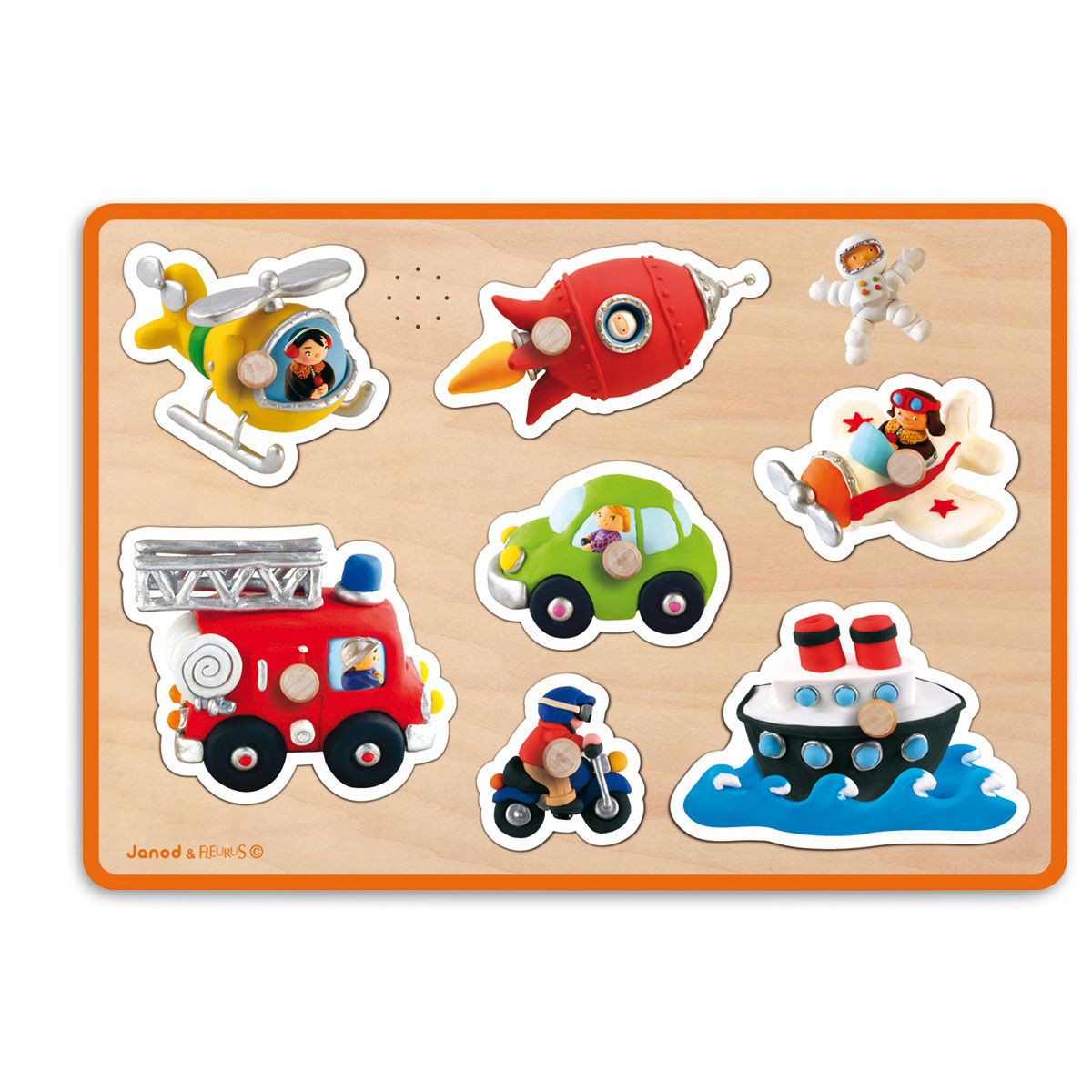 Puzzle en bois bebe