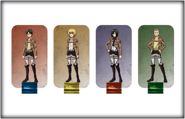 L'attaque des titans jeux de société